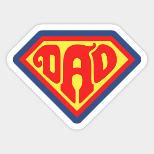 Super Dad Sticker